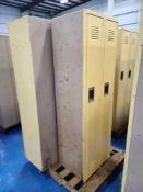 (6) Medart Single Tier Lockers