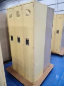 (6) Medart Single Tier Lockers