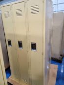 (6) Medart Single Tier Lockers
