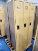(6) Medart Single Tier Lockers