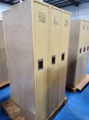 (6) Medart Single Tier Lockers