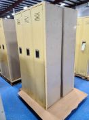 (6) Medart Single Tier Lockers