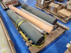 Pallet of Conveyor Rollers and Belting