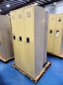 (6) Medart Single Tier Lockers