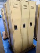 (6) Medart Single Tier Lockers