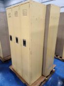 (6) Medart Single Tier Lockers