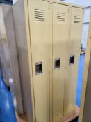 (6) Medart Single Tier Lockers