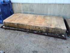 Starrett Precision Measuring Pink Granite Surface Plate 120
