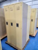 (6) Medart Single Tier Lockers