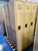 (9) Medart Single Tier Lockers