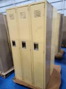 (6) Medart Single Tier Lockers