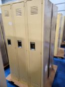 (6) Medart Single Tier Lockers