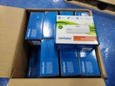 (16) NEW IN BOX manhattan 5-Port Fast Ethernet Switch