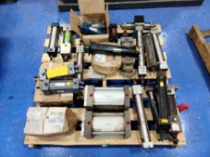 Pallet of Various Air Cylinders - TRD Manufacturing, Miller, Parker, Carter
