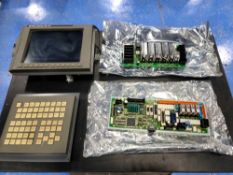 Fanuc Control Components Electronics - LCD unit, MDI unit, and Control Boards