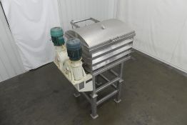 215 Gallon Dual Shaft Stainless Steel Auger Mixer