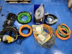 Lot of Assorted Servo Motor and Communications Cables - Desina, Fanuc, Lapp USA and More
