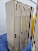(4) Lyon Single Tier Lockers