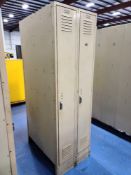 (2) Lyon Single Tier Lockers