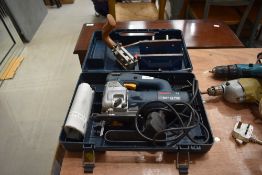 A modern Bosch GST 85 PBE jigsaw in case