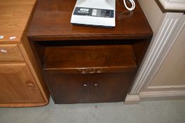A mid 20th Century bedside or TV/Hifi cabinet, width approx. 53cm