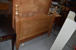 A solid pine headboard, double size