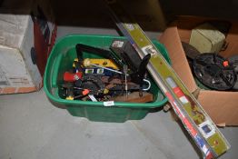 A selection of workshop or DIY tools including clamps and grips