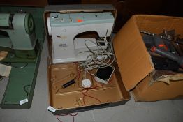 An Elna sewing machine for dress making