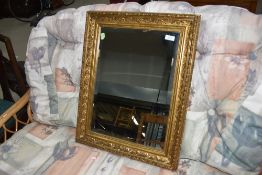 A gilt frame wall mirror approx. 49 x 62cm