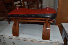 A traditional camel stool