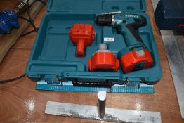 A Makita battery operated drill driver