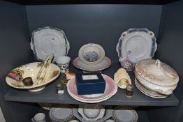 A selection of ceramics including Port Merion and Royal Worcester