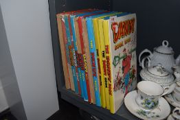 A selection of childresn annuals including Dandy