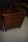 An early 20th Century reproduction Regency chest of four drawers, dimensions approx. W64cm D50cm