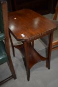 An early 20th Century oak occasional table