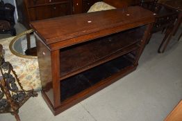 A 19th Century mahogany low bookcase, width approx. 125cm