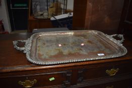 A large plate on copper tray, nice decorators piece