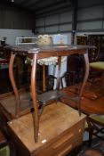 An early 20th Century mahogany occasional table