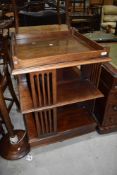 A late 19th/early 20th Century mahogany revolving bookcase, of large proportions, approx. Width
