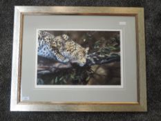 A ltd ed print, after Philip Allder, Malice aforethought, wildlife, numbered 33/295, signed and