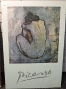 An Athena print, after Picasso, Blue Model, 1971, 90 x 60cm