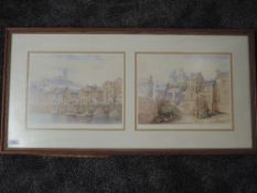 A ltd ed print after Mario Ottenello, Lancaster landscapes, numbered 120/500, signed, 30 x 78cm,