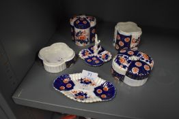 A part dressing table set by Wileman Shelley some pieces AF