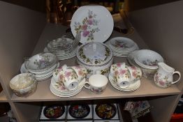 A part tea and dinner service by Wedgwood in the Harrowby most pieces as new