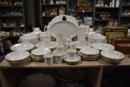 A large part tea coffee and dinner service by Leftmann Weiden in the Julia design 51 pieces in