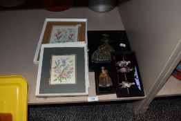 Three original watercolours by Patience Arnold, all signed,framed and mounted, also included are