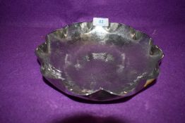 A local interest Arts and Crafts bowl stamped Lakeland Art Metal Work Hand Made Staybrite