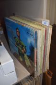 A selection of vintage LP records, of childrens interest including Walt Disney.