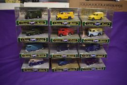 Twelve Corgi (China) Classic diecast Models, including Walls, Pickfords, Corgi etc, all boxed
