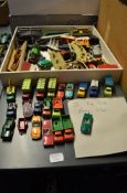 A selection of Lone Star and similar Loco's Tuf Tots diecasts, Dinky Petrol Station accessories etc